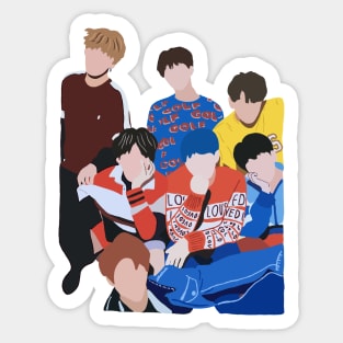 Die Cut Kpop BTS Together Sticker